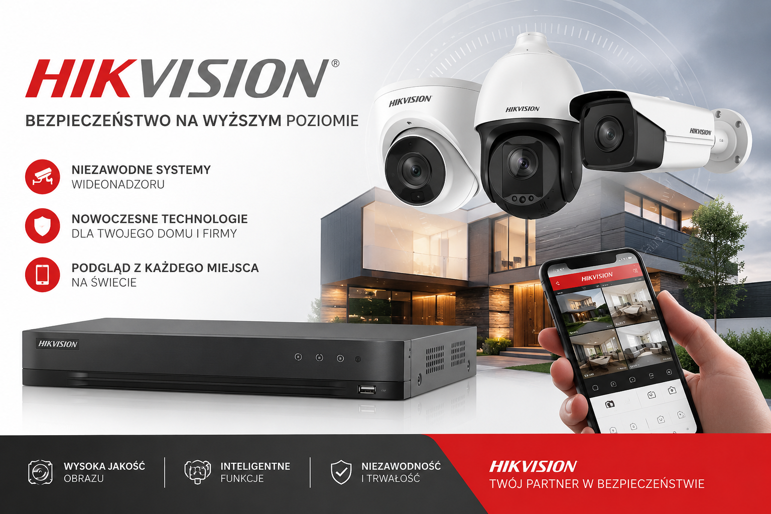 hikvision logo.kamera, rejestrator 